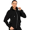 Спортивная кофта
 женская на молнии с капюшоном JOMA

 URBAN STREET 902423-100 (Черный)