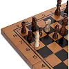 Шахматы шашки нарды 3 в 1 набор настольных игр из бамбука SP-SPORT
 341-163
 40x40см