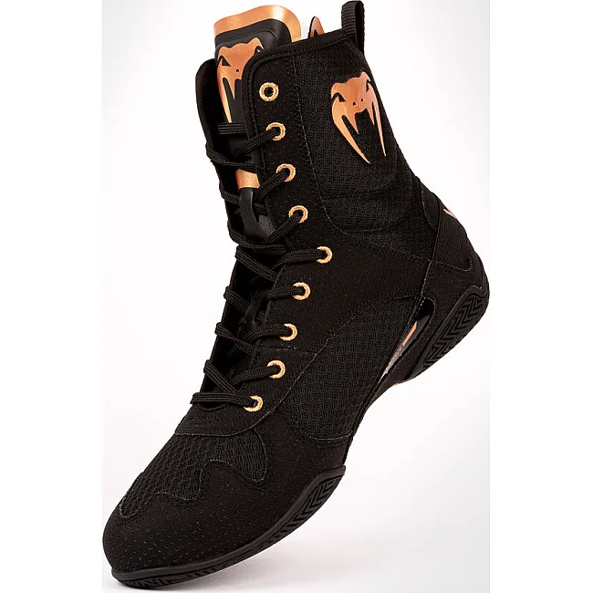 Боксерки для бокса VENUM Elite Black Bronze