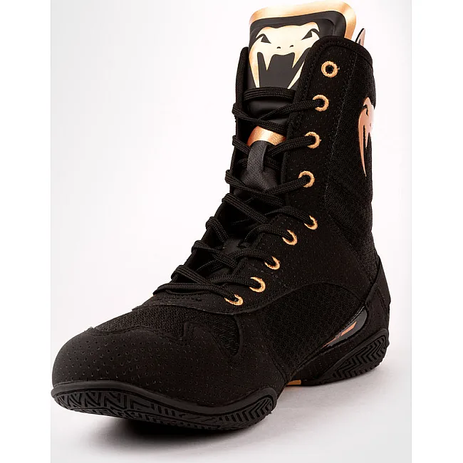 Боксерки для бокса VENUM Elite Black Bronze