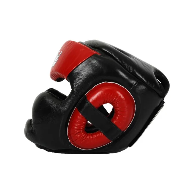 Боксерський шолом Fairtex HG13 Extra Vision Black Red