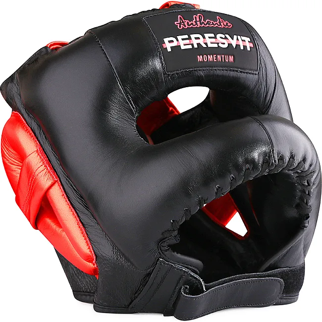 Шлем с бампером PERESVIT Momentum Black Metalic Orange
