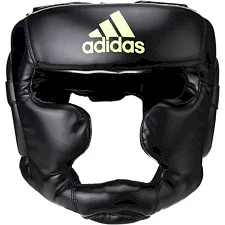Боксерский шлем Adidas Speed Super Pro Training Extra Protect (черный/желтый, ADISBHG041)