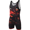 Борцовское трико PERESVIT Turmoil Adults Wrestling Singlet Red Black