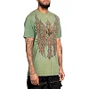 Футболка мужская AFFLICTION Absolution Tee VTG Green Potassium Spray