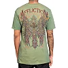 Футболка мужская AFFLICTION Absolution Tee VTG Green Potassium Spray