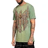 Футболка мужская AFFLICTION Absolution Tee VTG Green Potassium Spray