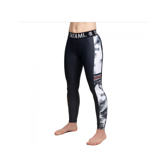 Жіночі штани компресійні Tatami Ladies Tropic Black Grappling