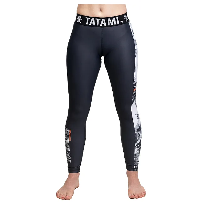 Жіночі штани компресійні Tatami Ladies Tropic Black Grappling