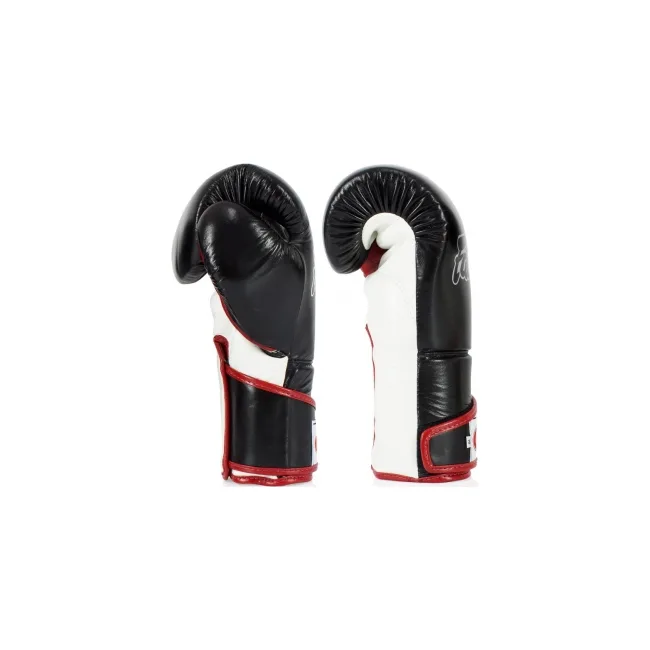 Рукавиці для спарингів з боксу FAIRTEX BGV6 Angular Black White Red