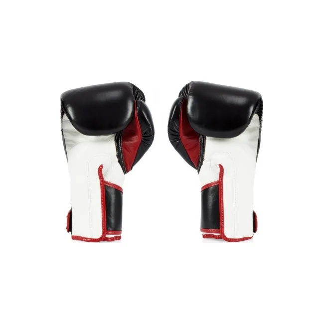Рукавиці для спарингів з боксу FAIRTEX BGV6 Angular Black White Red