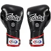 Рукавиці для спарингів з боксу FAIRTEX BGV6 Angular Black White Red