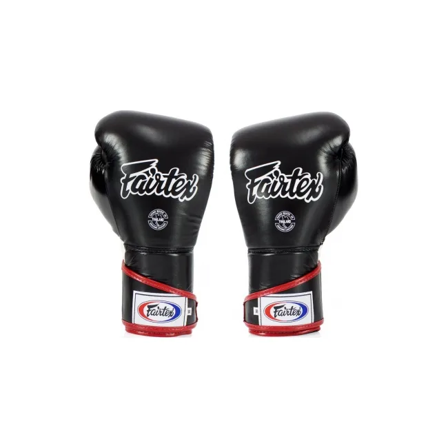 Рукавиці для спарингів з боксу FAIRTEX BGV6 Angular Black White Red