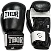 Перчатки для бокса THOR SPARRING Кожа /черно-белые