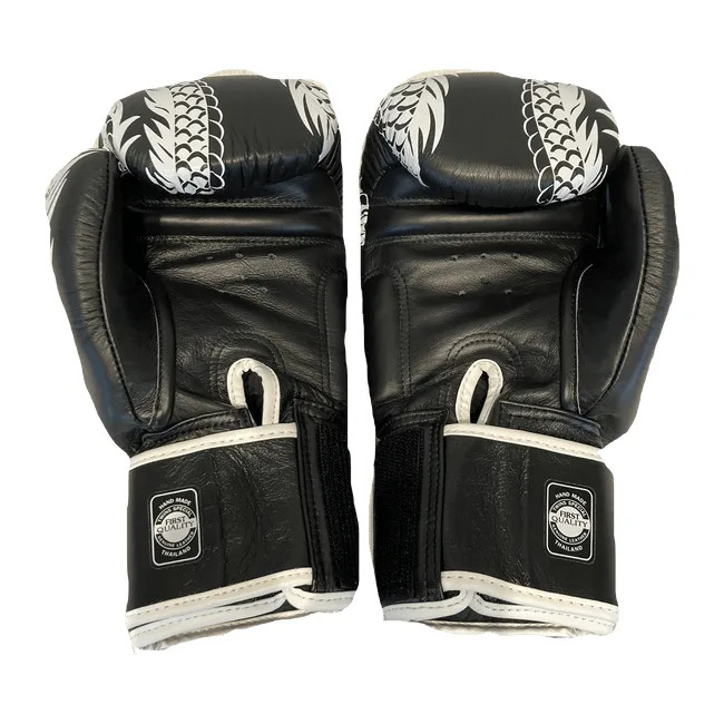 Рукавички для боксу TWINS Fancy FBGVL3-49BK Black White