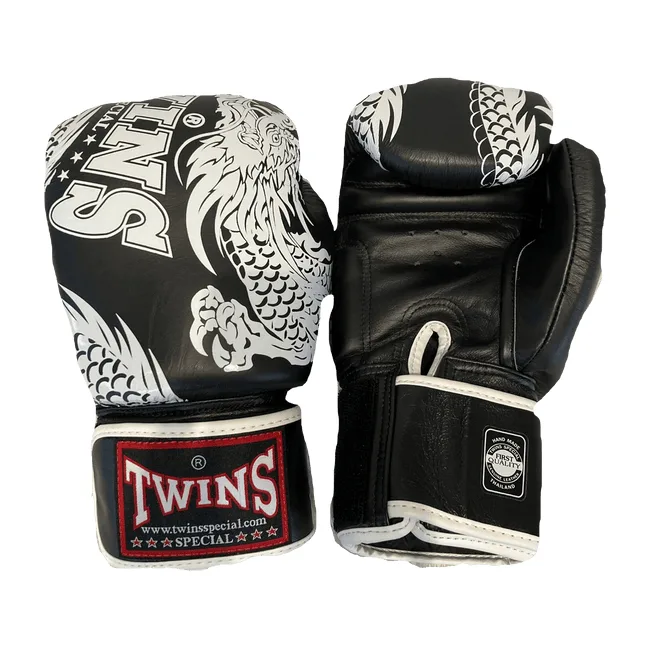 Рукавички для боксу TWINS Fancy FBGVL3-49BK Black White