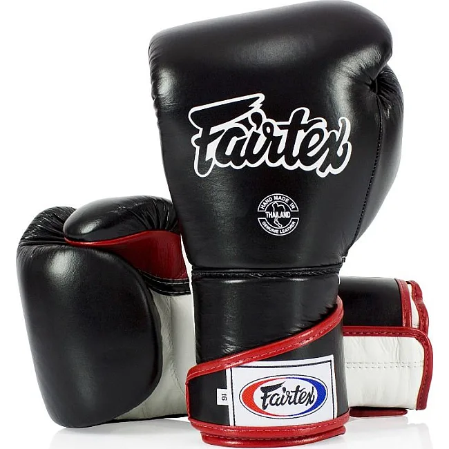 Рукавиці для спарингів з боксу FAIRTEX BGV6 Angular Black White Red