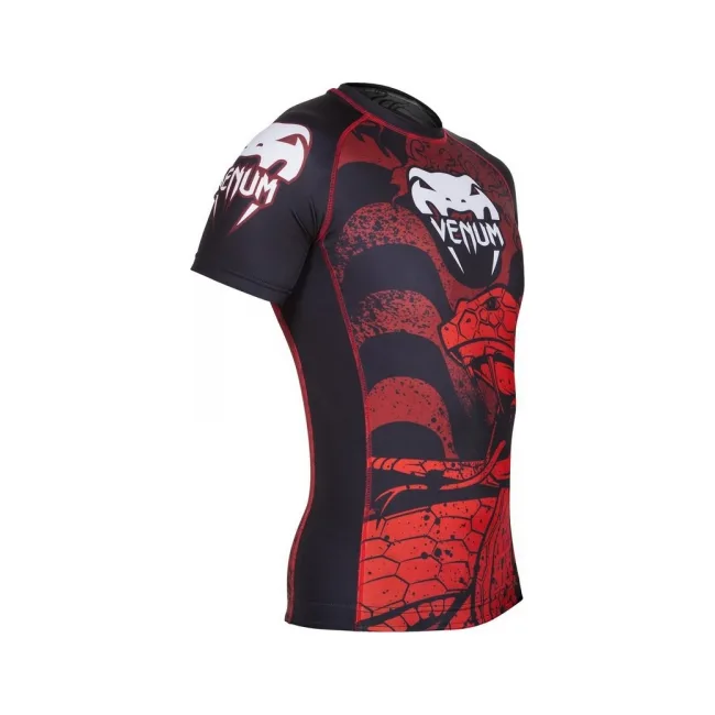 Рашгард VENUM Crimson Viper Black Red