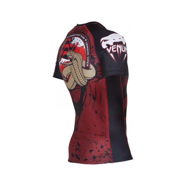 Рашгард VENUM Crimson Viper Black Red
