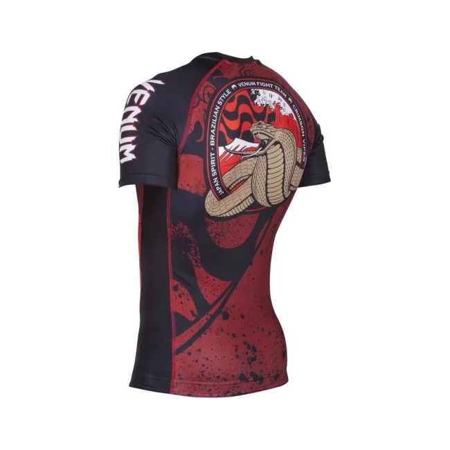 Рашгард VENUM Crimson Viper Black Red