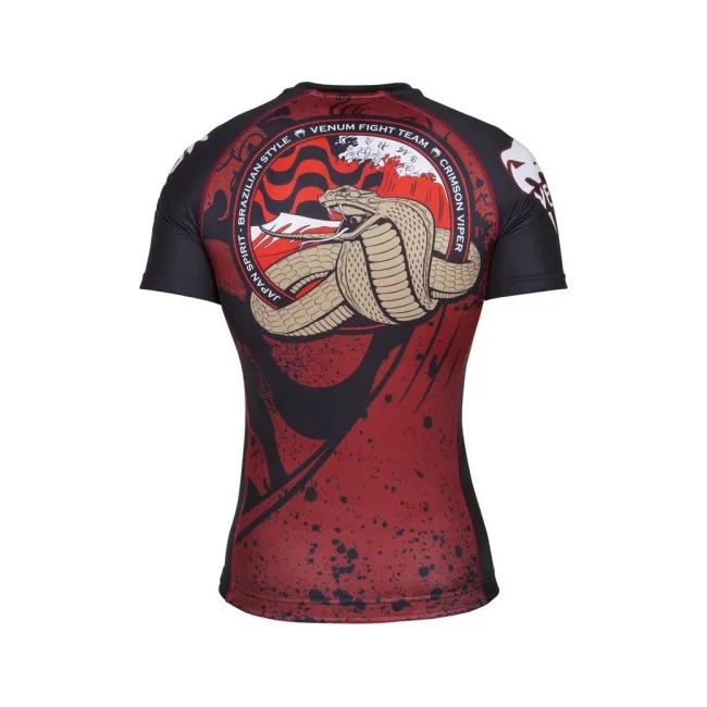 Рашгард VENUM Crimson Viper Black Red