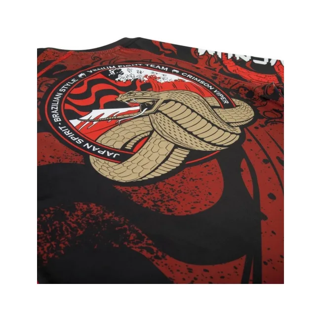 Рашгард VENUM Crimson Viper Black Red