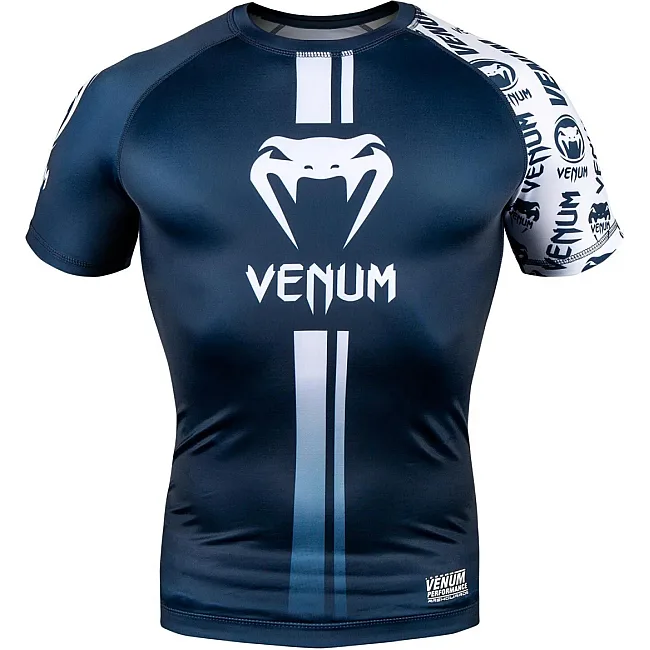 Рашгард VENUM Logoss Navy Blue White