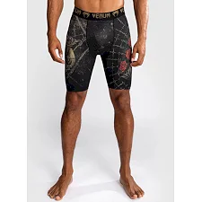 Шорти компресійні VENUM Santa Muerte 5.0 Men's Vale Tudo Deep Black Gold
