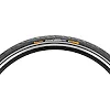 Велопокрышка CONTINENTAL Ride City 28" | 700 x 47C (45C) черная/коричневая, не складная, светоотражающая