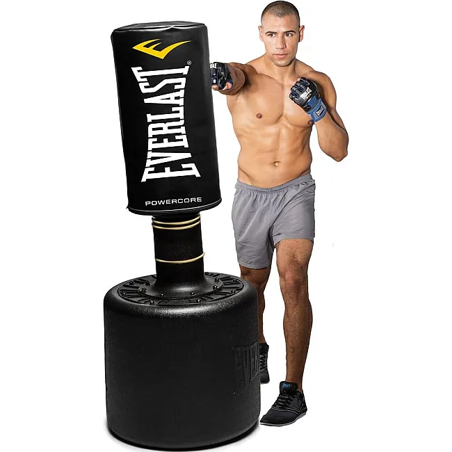 Боксерский мешок Everlast POWERCORE FREE STANDING HEAVY BAG черный One Size