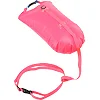 Сигнальный надувной буй для плавания на открытой воде с поясным ремнем Swim buoy SP-SPORT 5555-12L DRY BAG (Розовый)