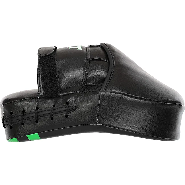Лапа боксерская изогнутая тренировочная PU HARD TOUCH BO-4251 (Синий-черный)