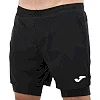 Спортивные шорты двойные 2 в 1 с тайтсами мужские JOMA SMASH 104441-100 (Черный)
