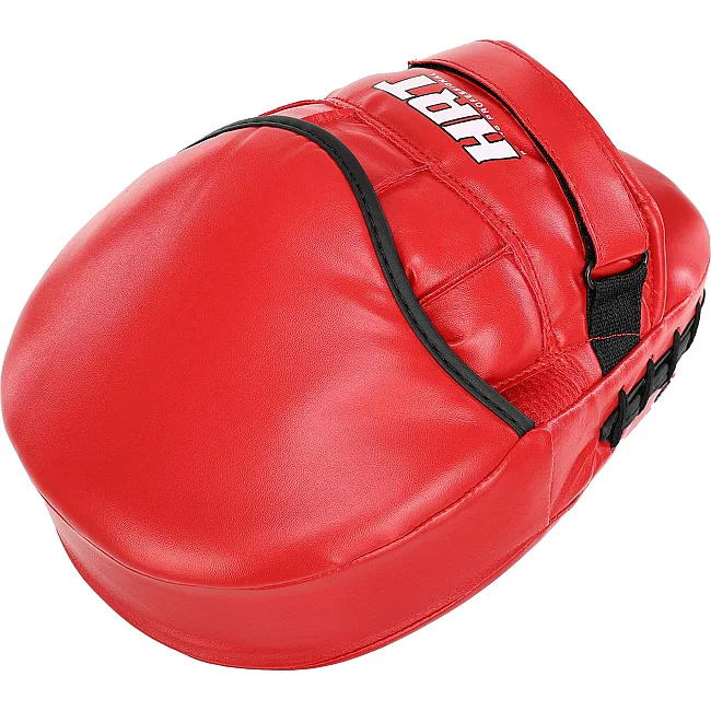 Лапа боксерская изогнутая тренировочная PU HARD TOUCH BO-4251 (Синий-черный)