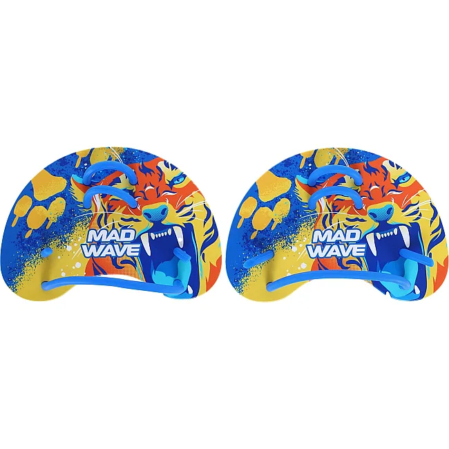 Лопатки на пальці для плавання MADWAVE FINGER FUN M074303 (Синій)