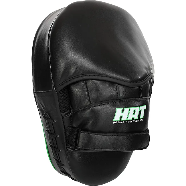 Лапа боксерская изогнутая тренировочная PU HARD TOUCH BO-4251 (Синий-черный)