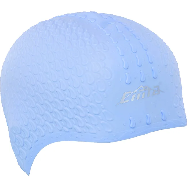 Шапочка для басейну силіконова на довге волосся SP-SPORT BUBBLE PL-2988 (Сірий)