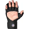 Тренувальні рукавиці RDX GRAPPLING GLOVES SHOOTER NEW AURA F17 чорний, синій