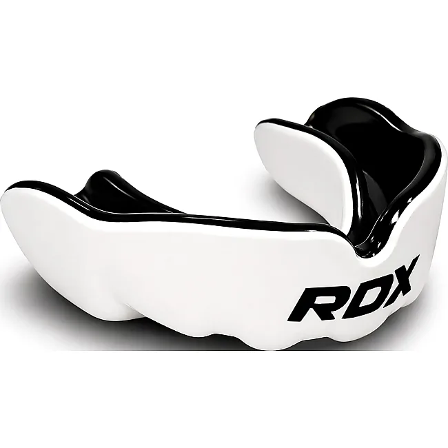 Капа RDX MOUTH GUNDER ARMOURRD JUNIOR белый, черный (для детей) One Size