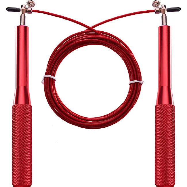 Скоростная скакалка с алюминиевыми ручками CIMA CM-J601 3м (Красный)
