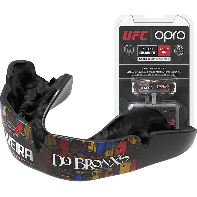 Капа OPRO UFC Fighter Collection Oliveira доросла (вік 11+) Blackl (art.102529009)