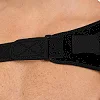 Бандаж для плеча компрессионный фиксатор плечевого сустава Shoulder Support SIBOTE ST-7493-L левый 1шт (Черный)