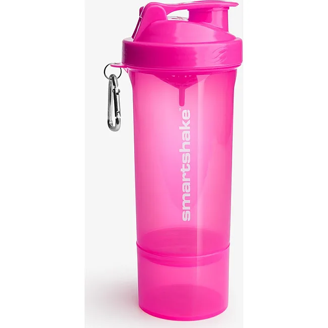 Шейкер спортивный SmartShake Slim 500ml Neon Pink