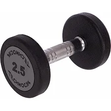 Гантель профессиональная с полиуретановым покрытием TECHNOGYM LN-1254-2_5 1шт 2,5кг
