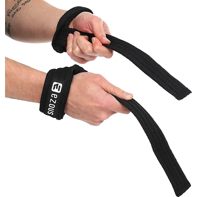 Лямки для тяги LIFTING STRAP EZOUS B-05 2шт (Черный)