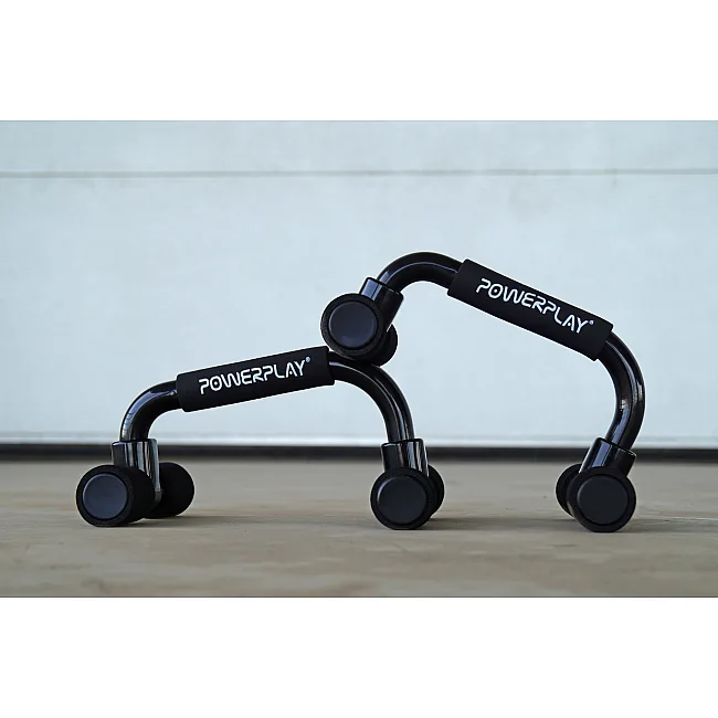 Упоры для отжиманий POWERPLAY 4316 Push Up Bars пластиковые (Скошенные)