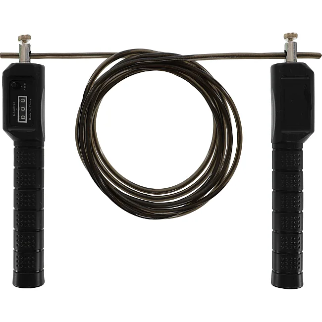 Скакалка со счетчиком SP-SPORT FI-8637 2,8м (Черный)