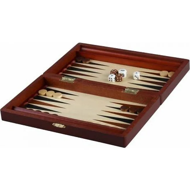 Нарды Madon BACKGAMMON MALE черный, коричневый, бежевый 28х33 см