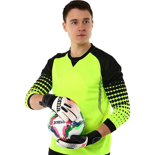 Воротарські рукавички
 професійні із захистом пальців JOMA

 PREMIER 401195-201
 7-12
-помаранчевий (Білий-чорний-помаранчевий)