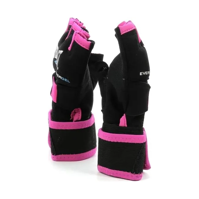 Бинты-перчатки Everlast EVERGEL HAND WRAPS черный, розовый Жен S/M